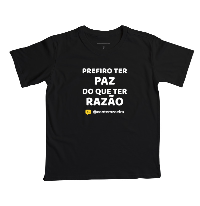 Prefiro ter paz do que ter razão!