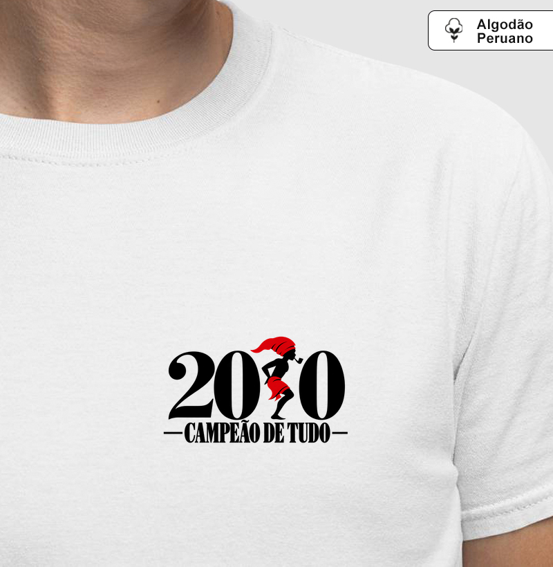 CAMPEÃO DE TUDO - Camiseta Algodão Peruano