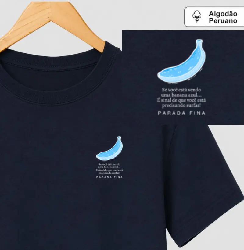 Se você está vendo uma banana azul...