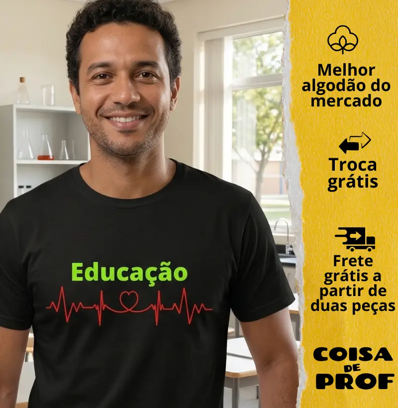Camiseta Educação