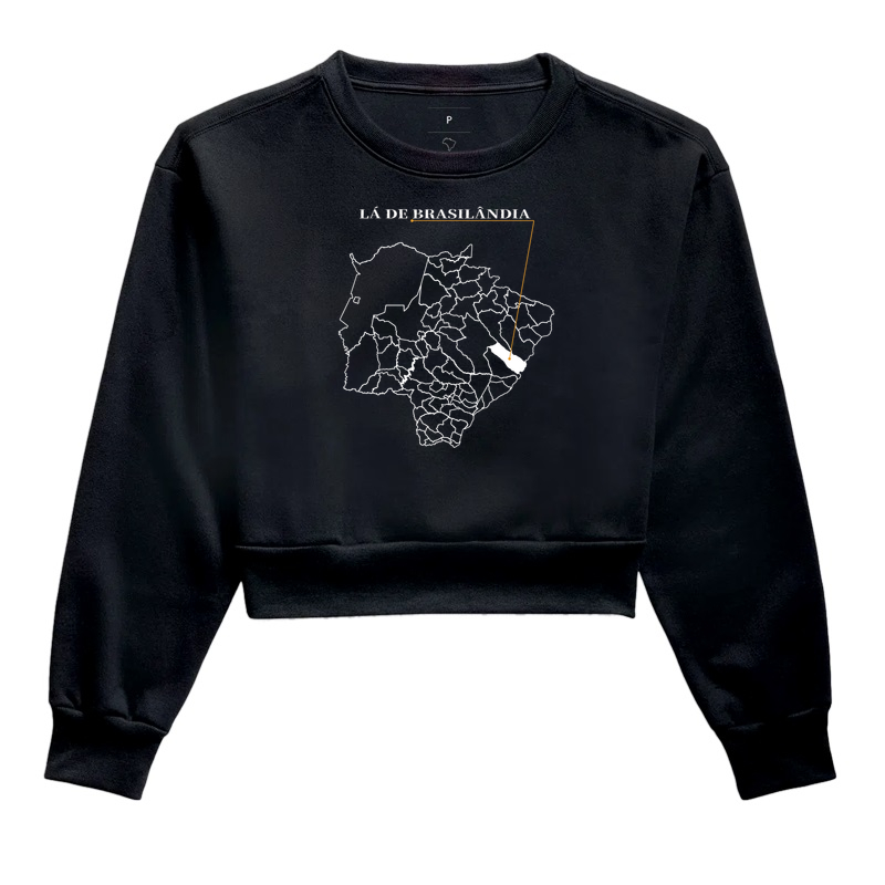 Brasilândia | Origem MS - Cropped Moletom