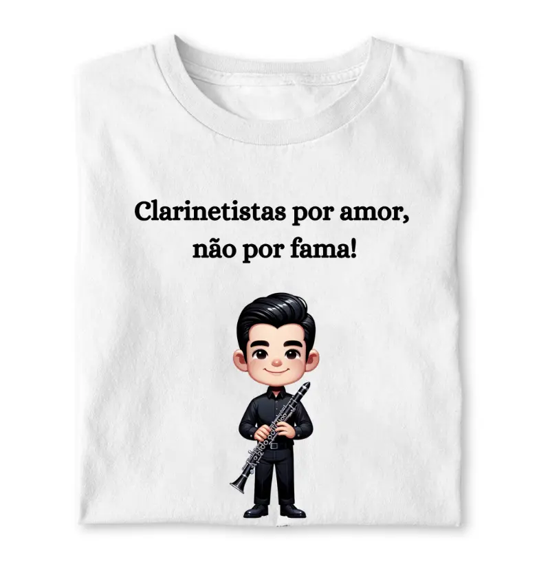 Clarinetistas por amor, não por fama.