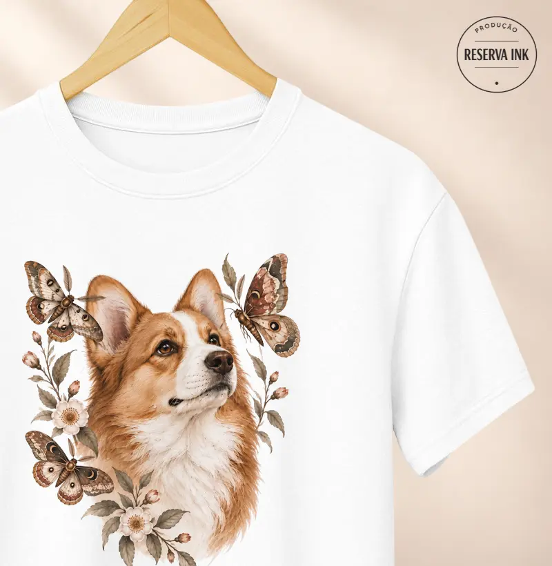 Corgi Artístico - Camiseta