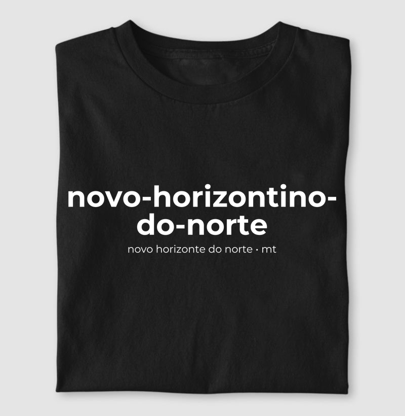 Novo-Horizontino-Do-Norte | Gentílico MT - Camiseta