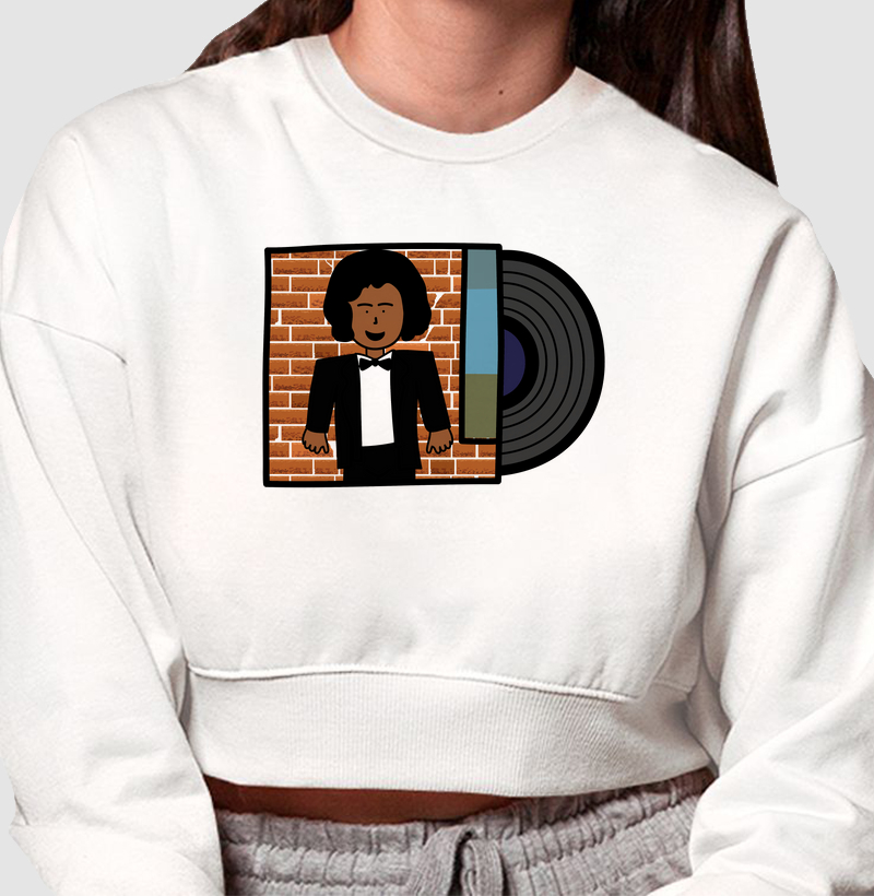 Cropped Moletom Inspiração Michael Jackson 