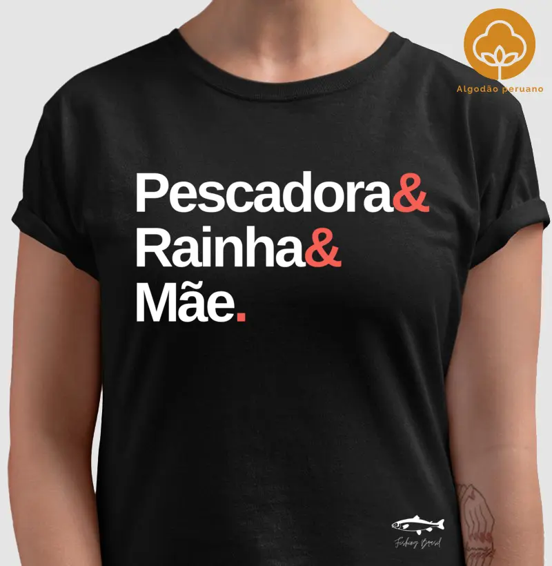 PESCADORA E RAINHA E MÃE ( Algodão peruano)
