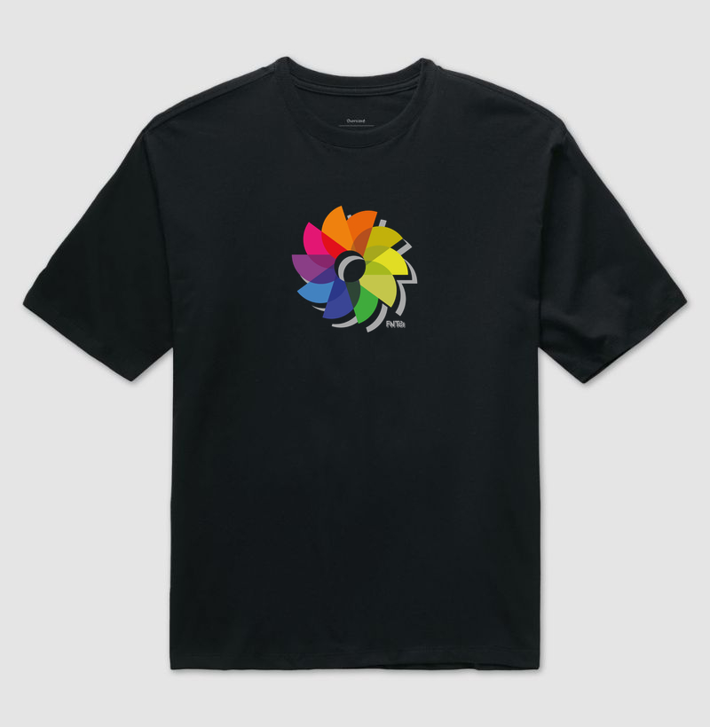 T-SHIRT OVERSIZED "DIA" / FLOR DO SOL 2