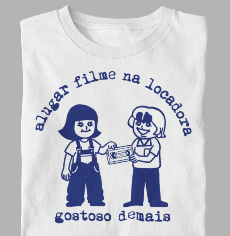 Alugar filme na locadora... Gostoso demais