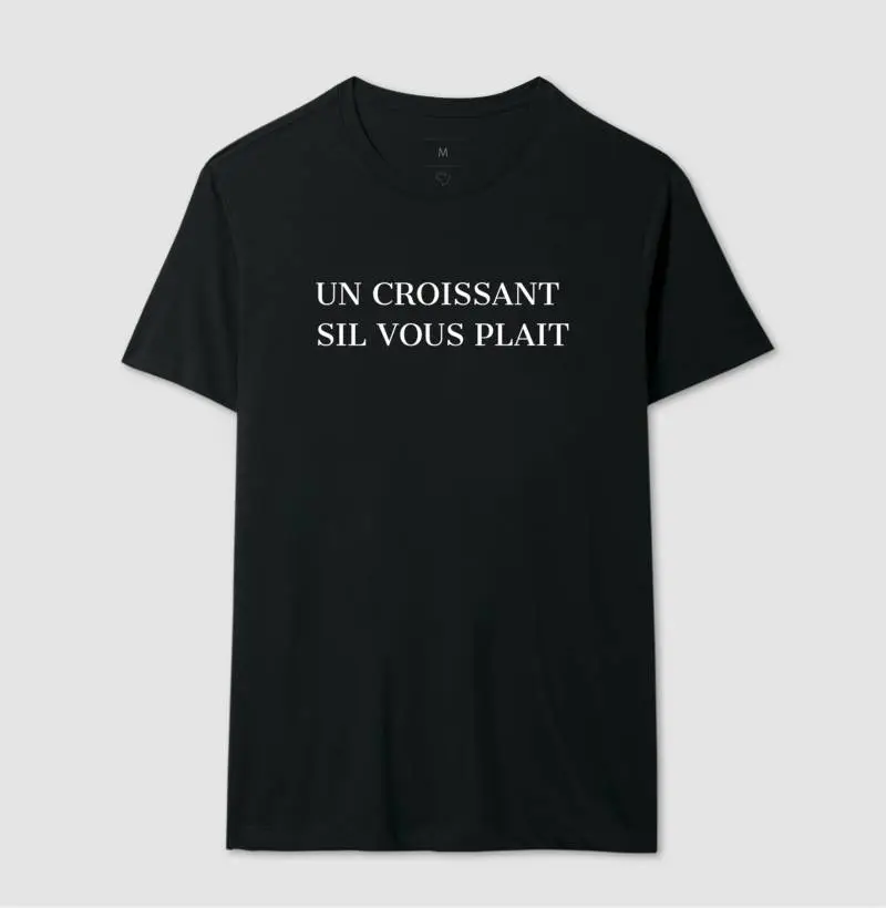 Camiseta Adulta - Un Croissant