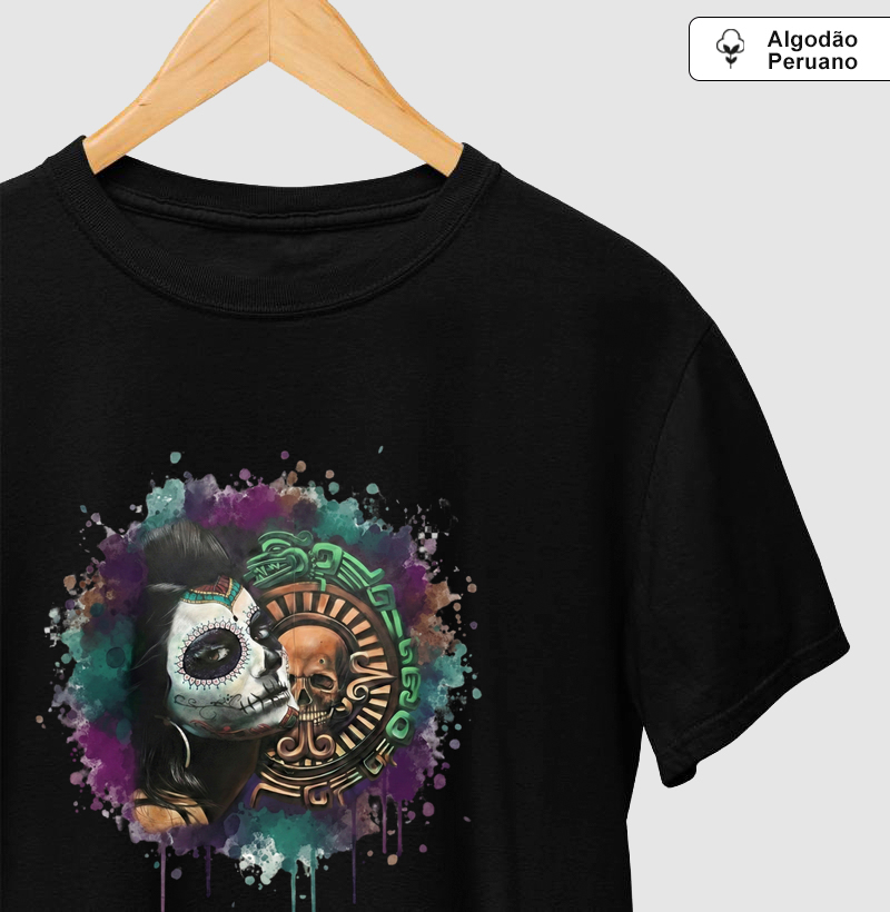 Tomer Linaje & Onel | Calavera Urbana — Camiseta Premium (Algodão Peruano)