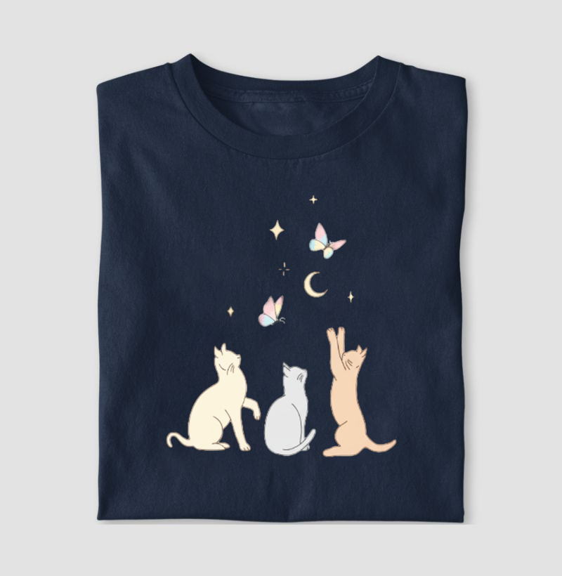 Camiseta Algodão Peruano - Noite mágica
