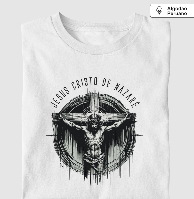 Jesus Cristo de Nazaré Algodão Peruano
