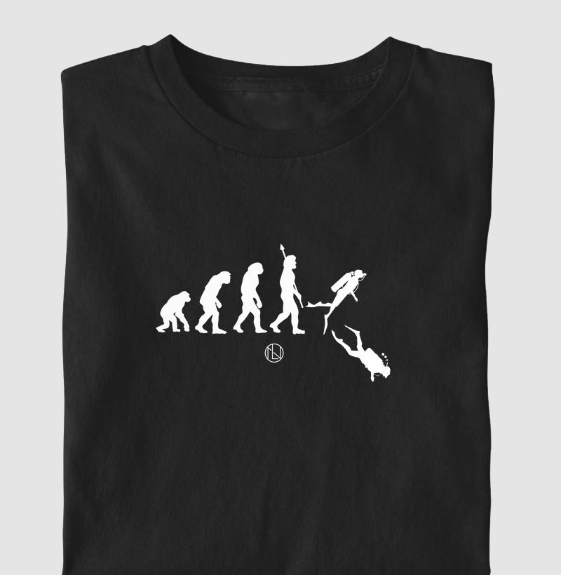 Camiseta Evolução do Mergulhador 