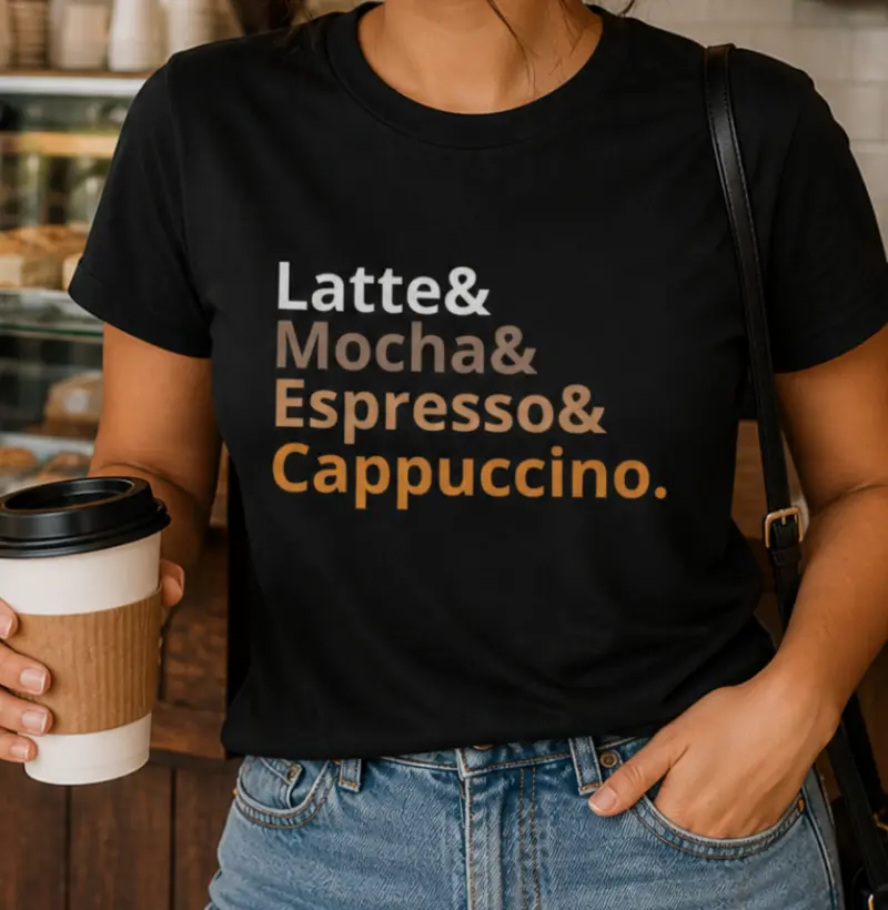 Latte& Mocha& Espresso& Cappucino.