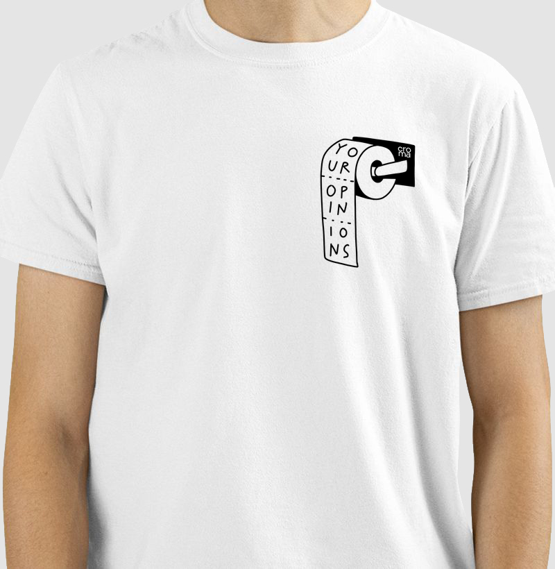 Camiseta Regular Your Opinions