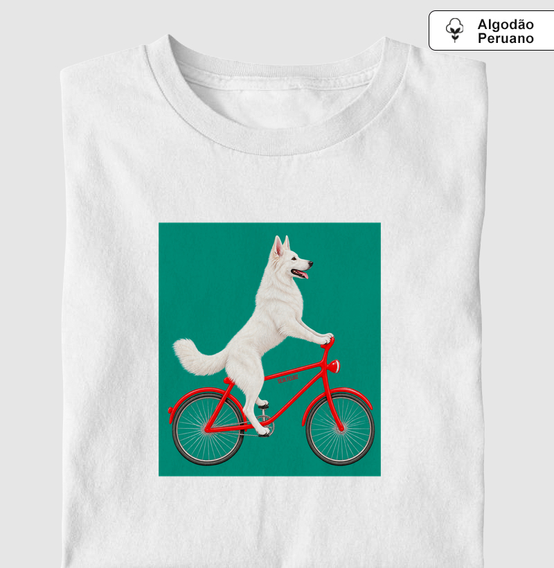 Pedal Canadense 🚲🤍🐾 - Camiseta Algodão Peruano