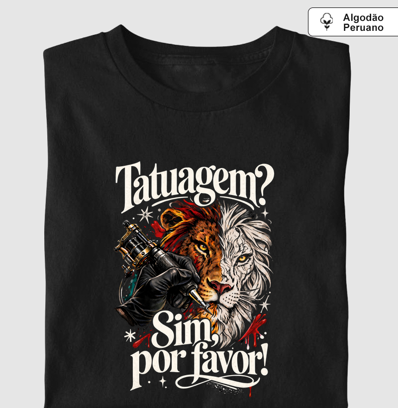 Tatuagem, por favor.