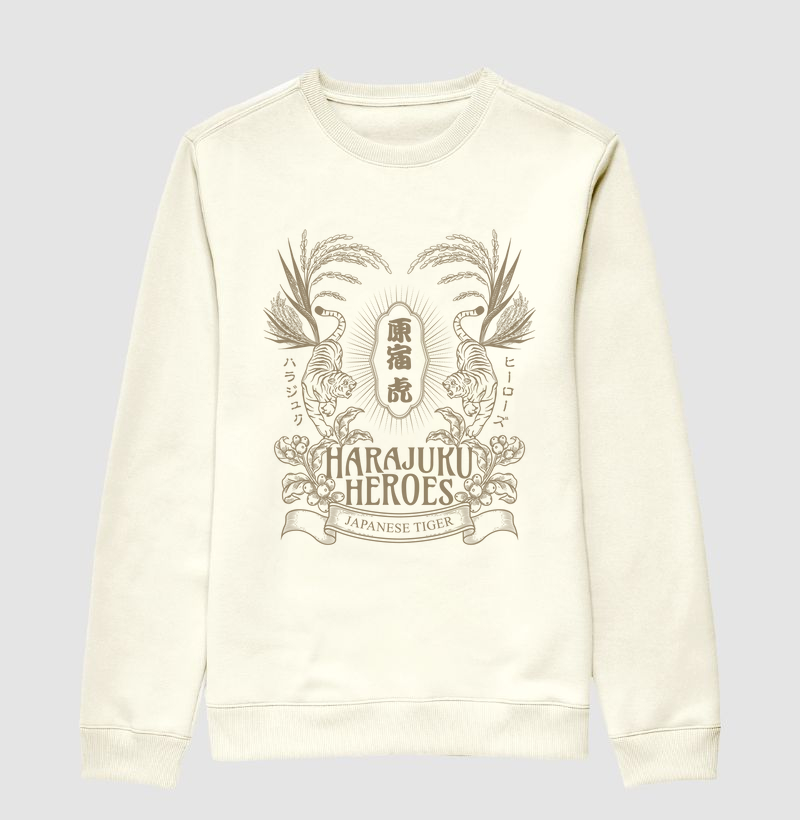 SUÉTER MOLETOM JAPANESE TIGER