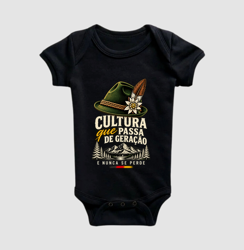 Cultura que passa de geração e nunca se perde - Body Infantil
