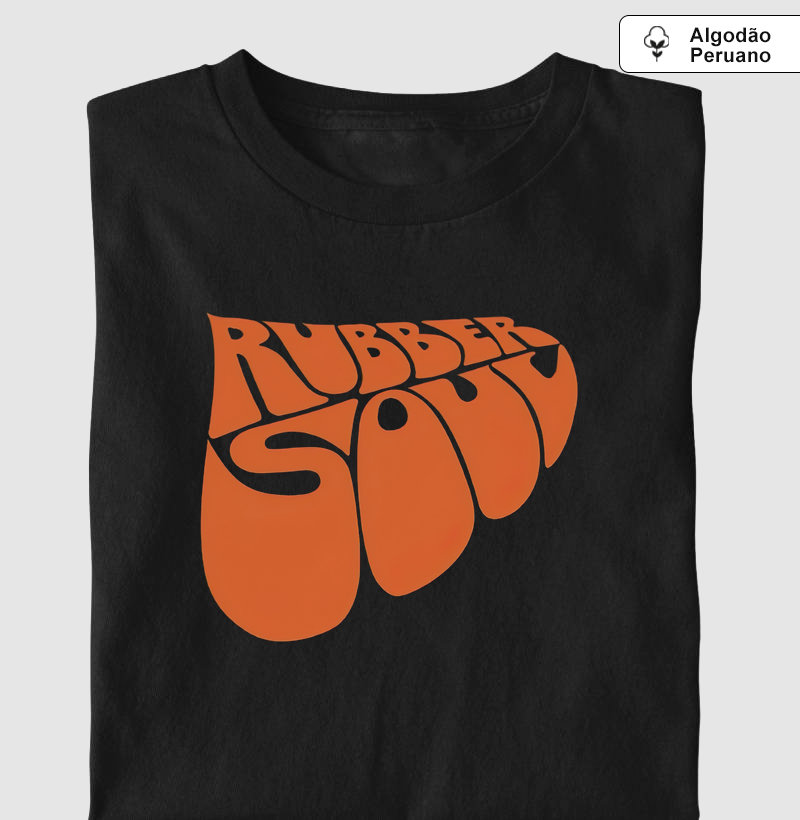 Camiseta Algodão Peruano Beatles Rubber Soul