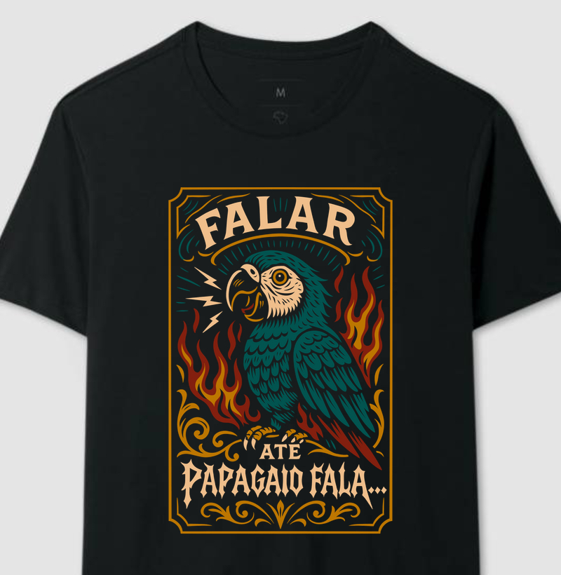 Falar ate papagaio fala