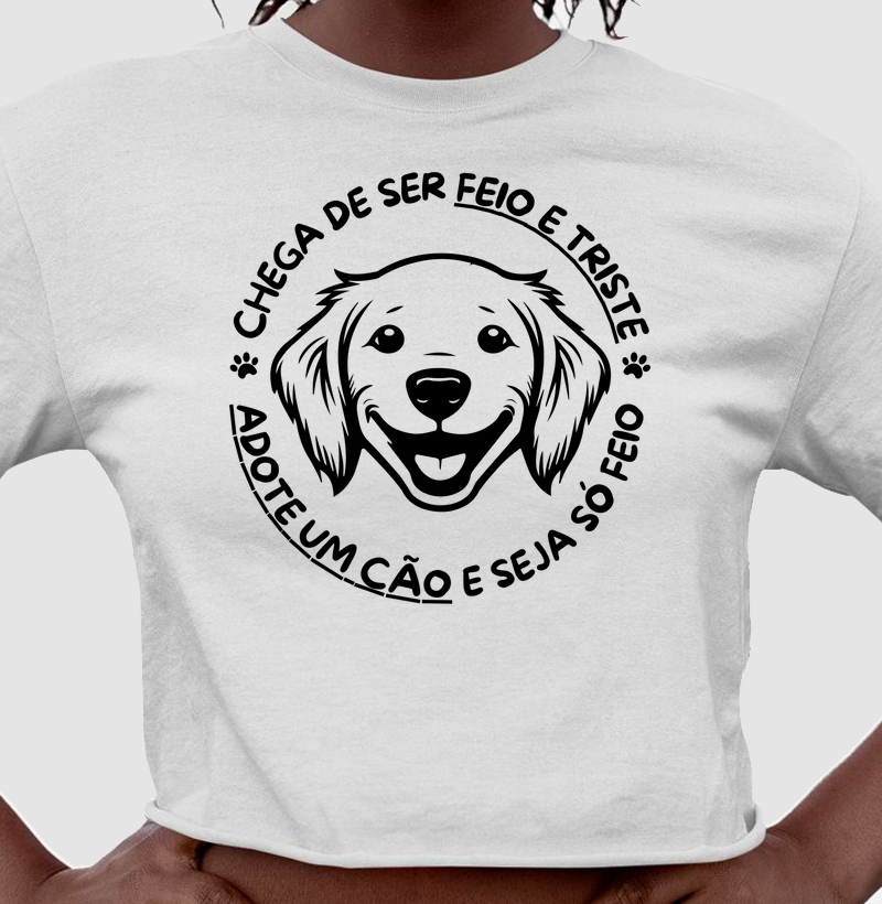 Chega de ser feio e triste