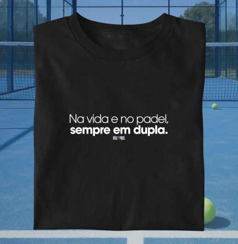 Na vida e no padel, sempre em dupla
