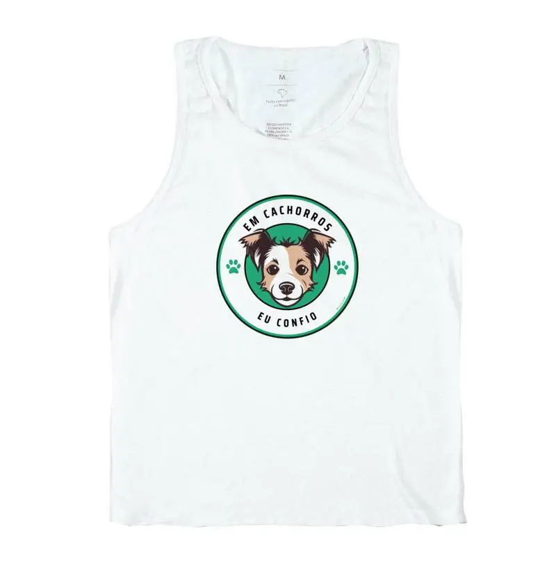 #021 - Eu confio - cachorro - Regata