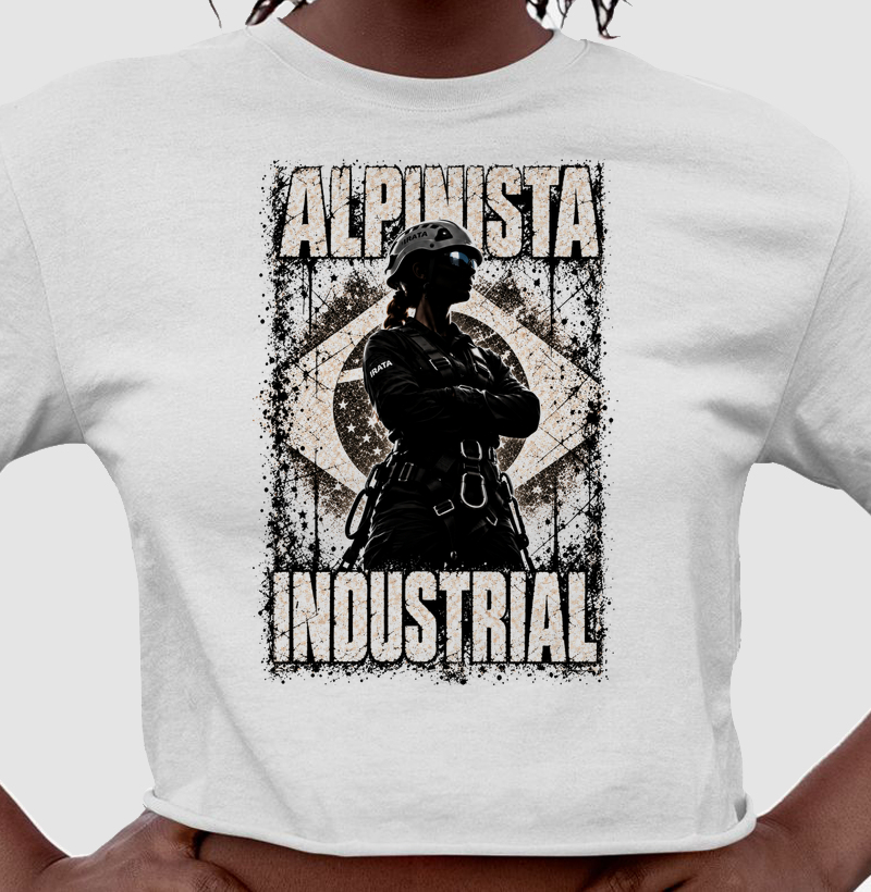 Alpinista Industrial - Mulher IRATA - Cropped