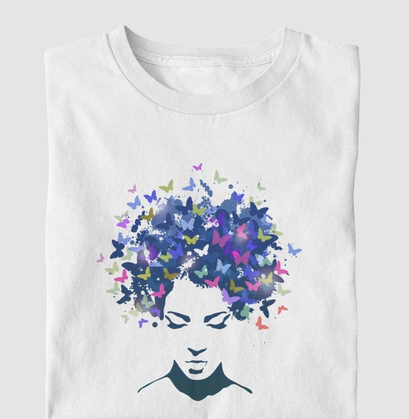 Mulher borboleta infantil