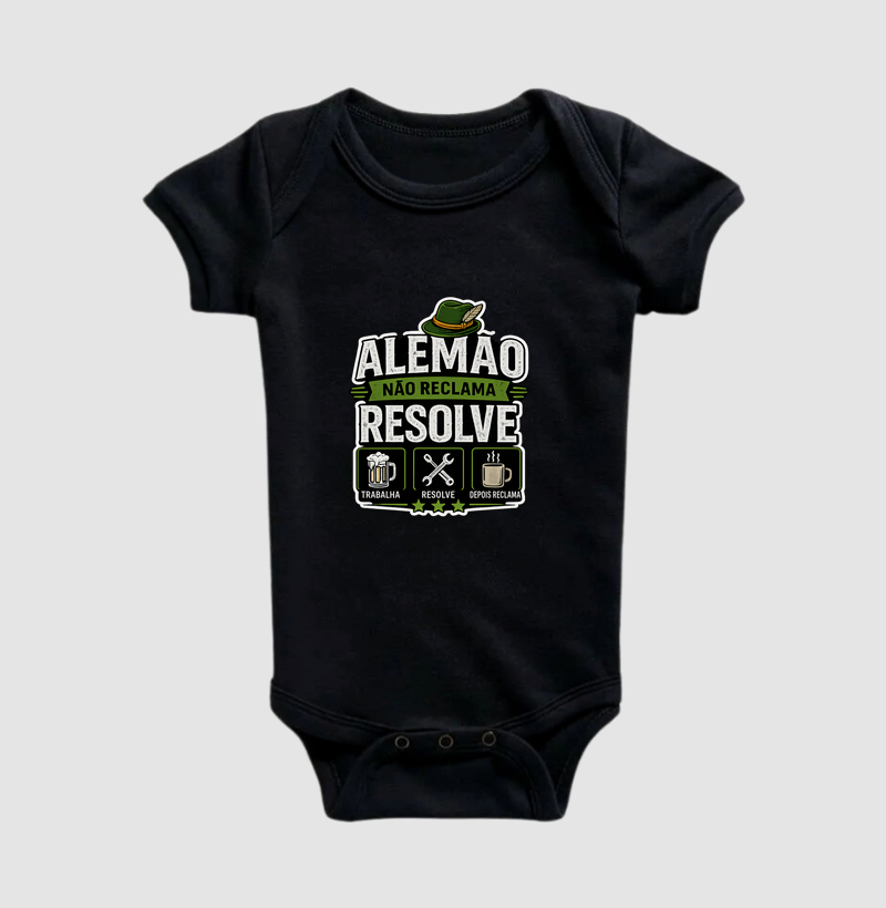 Alemão não reclama, resolve