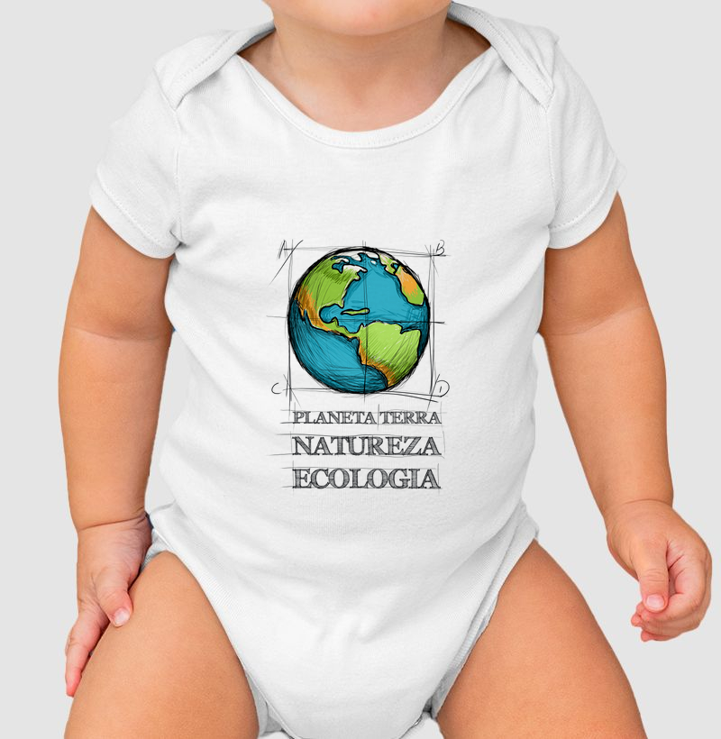 Body Infantil Planeta Terra