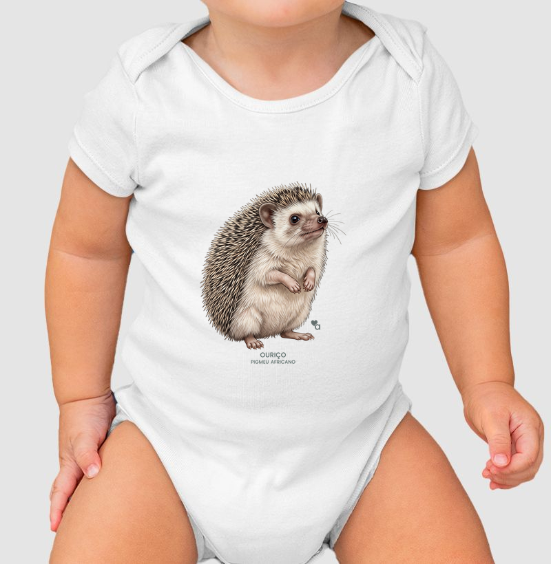 Singulares - Ouriço Pigmeu Africano - Body Infantil