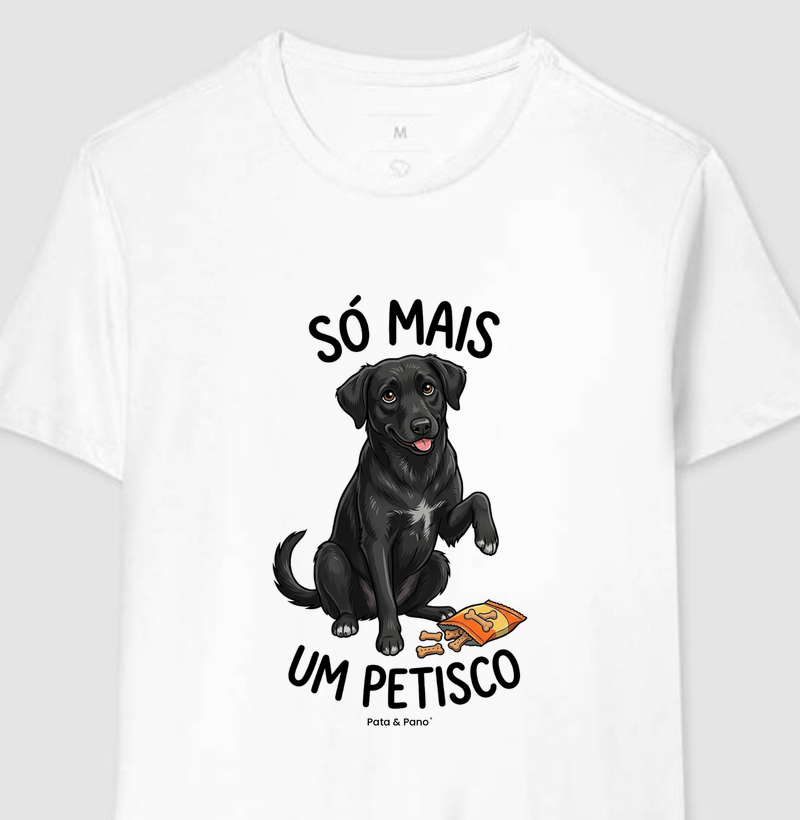 CAMISETA VIRA-LATA PRETO PETISCO