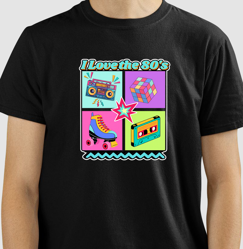 Camiseta retro Cubo Mágico