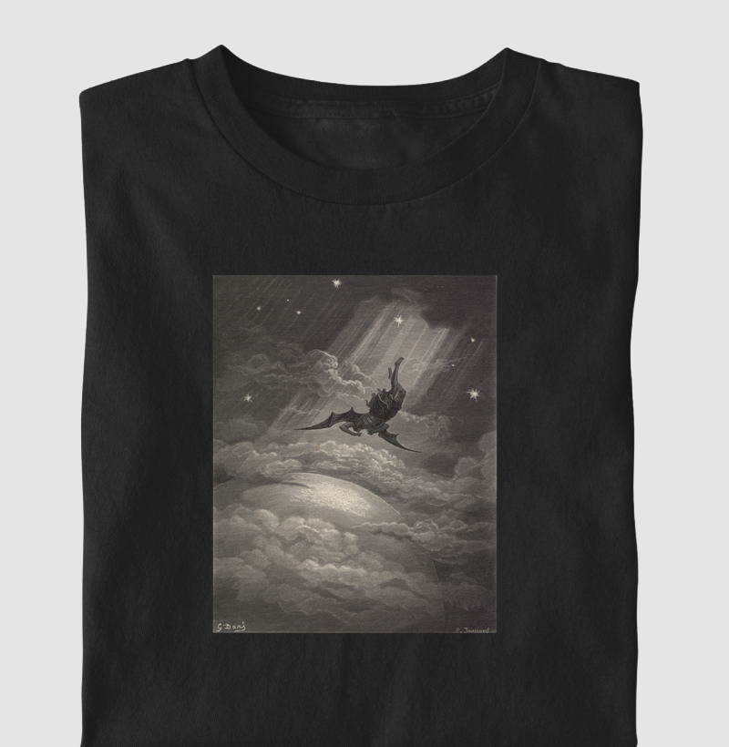 Camiseta O Orgulho Precede a Queda