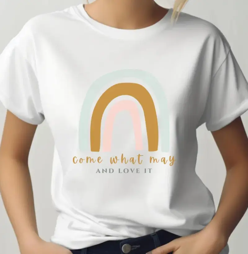 Camiseta Come What May - Rainbow