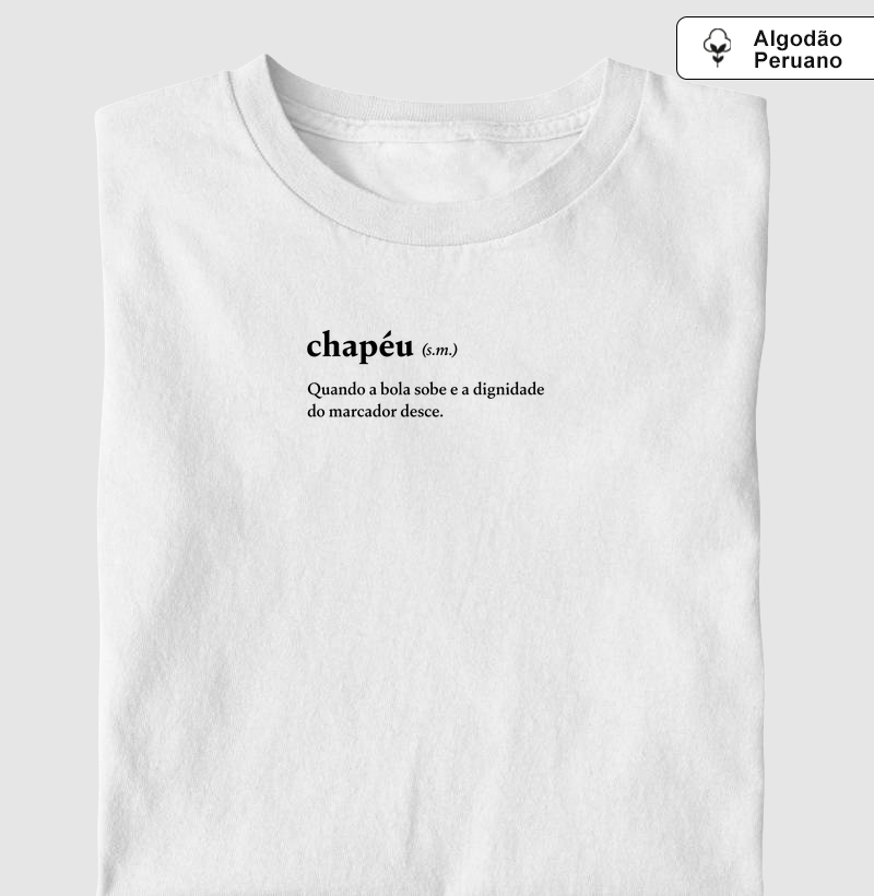 RIP - Dicionário Chapéu - Camiseta Algodão Peruano