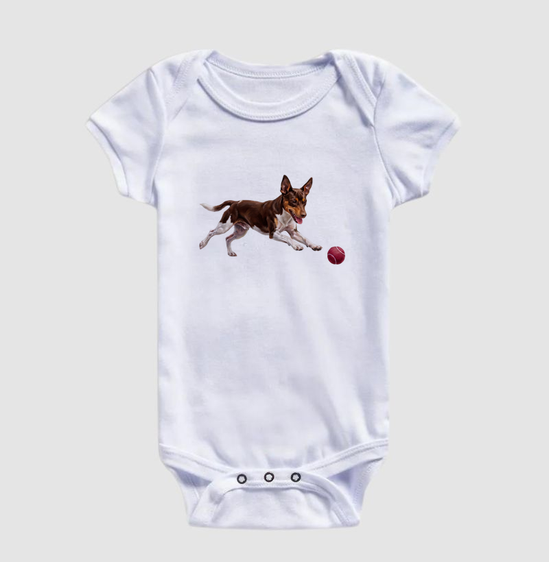 Fox Paulistinha Marrom Minimalista - Body Infantil