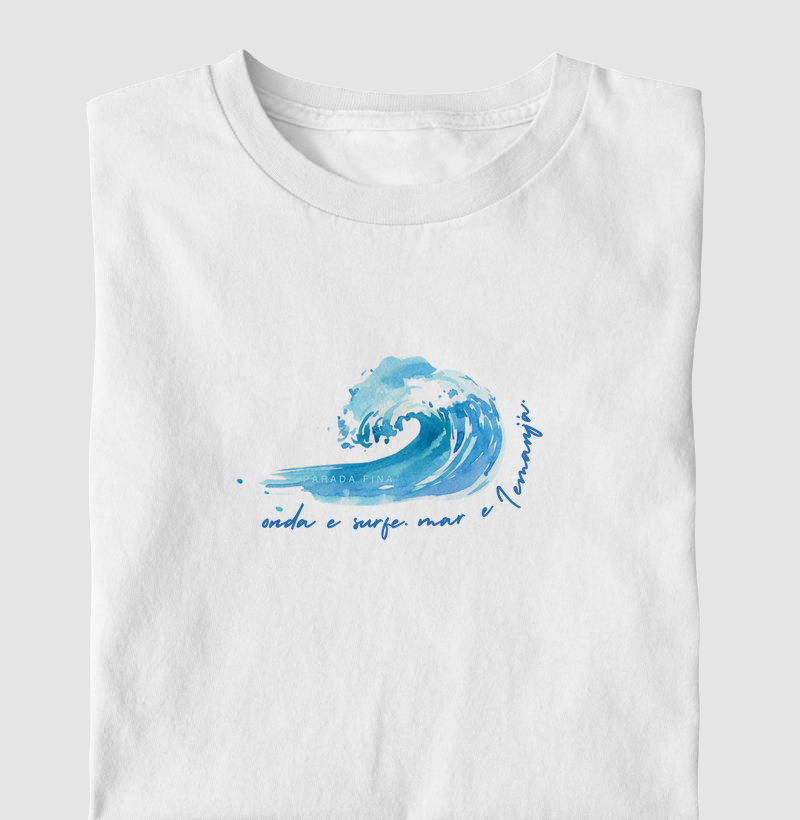 Onda e surfe. Mar e Iemanjá.