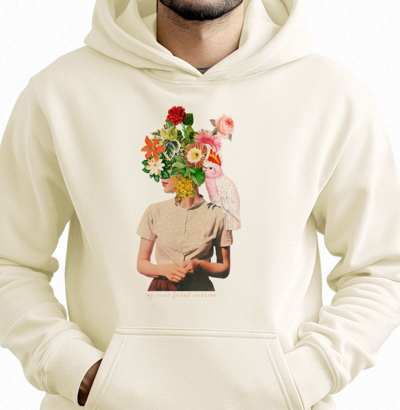 Colagens - Doce Cacatua - Moletom Hooddie