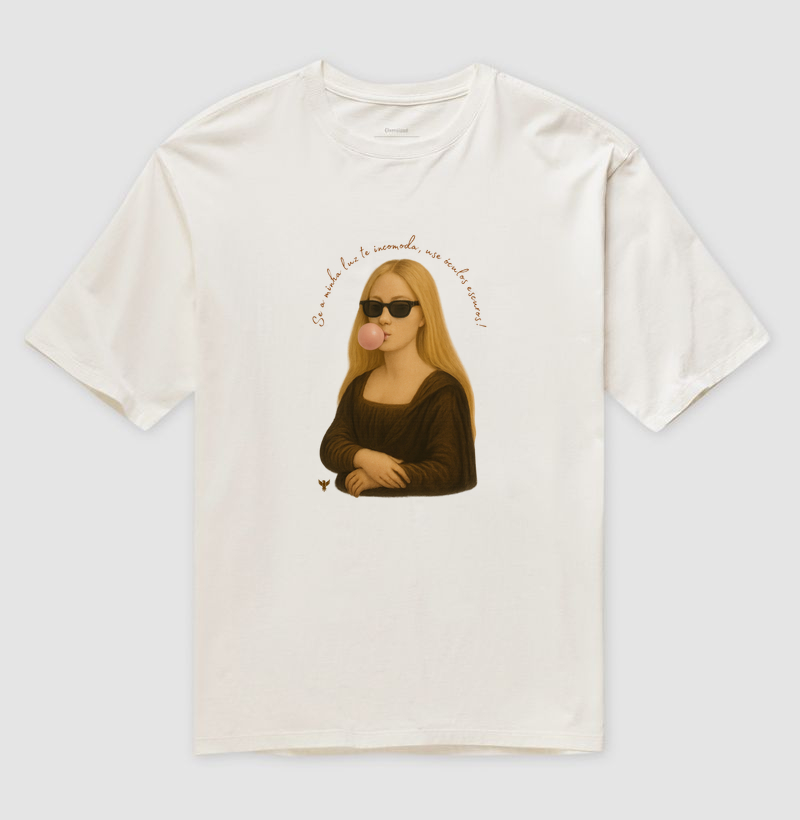 Se a minha luz te incomoda, use óculos escuros! (Loira lisa)