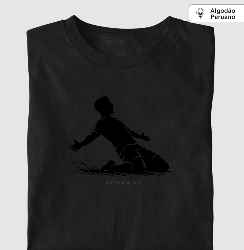 Camiseta Masculina e Feminina de Algodão Peruano Futebol "Futebol Raiz"