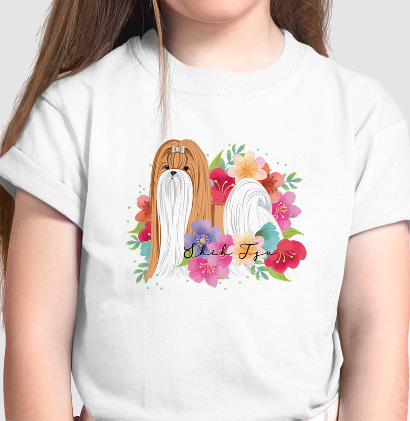 Shih Tzu Floral