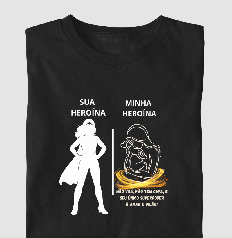 Mãe super heroína.