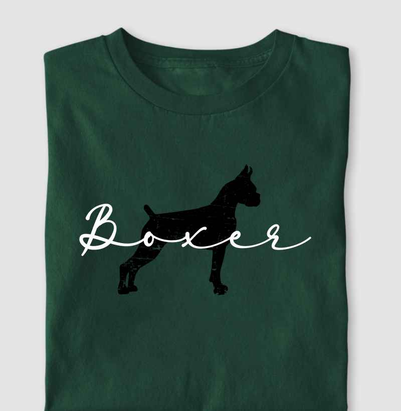 Camiseta Boxer Silhueta Craquelada