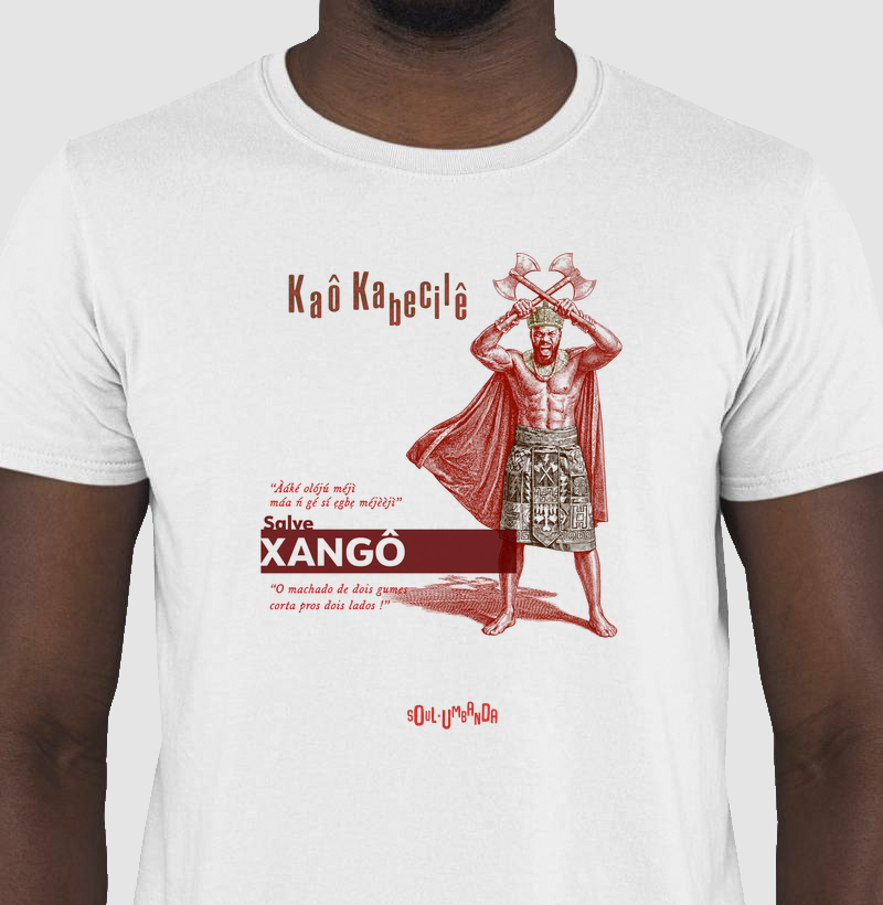 camiseta XANGÔ iorubá
