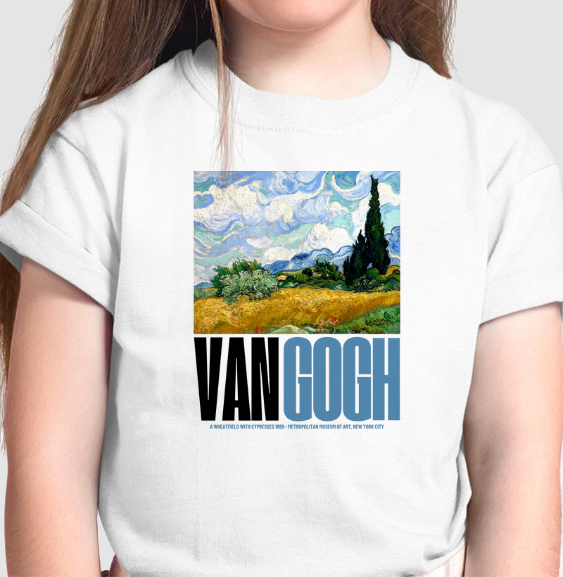 Wheat Field With Cypresses (1889) - Van Gogh