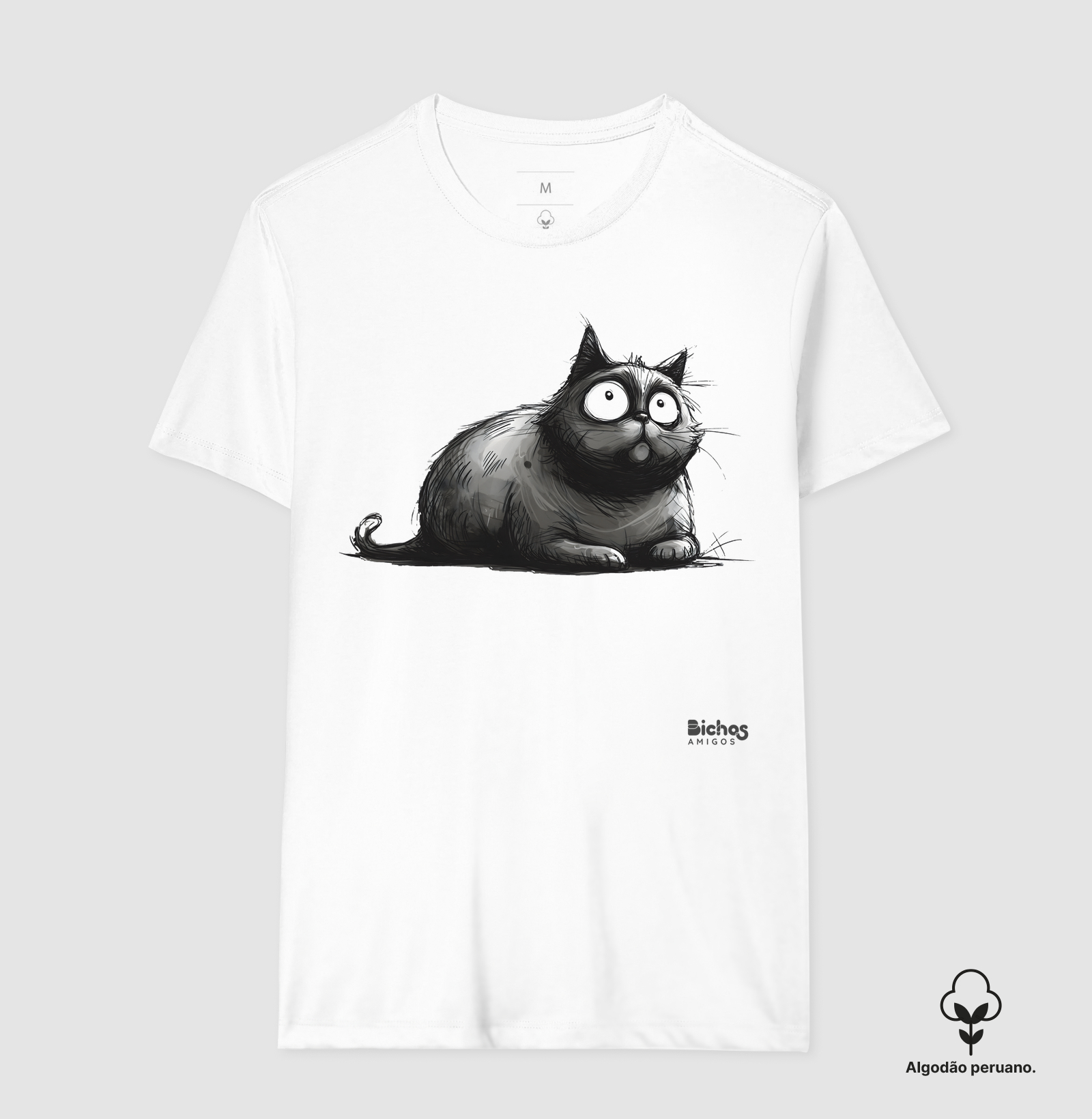 Gato em linhas - Bichos Amigos