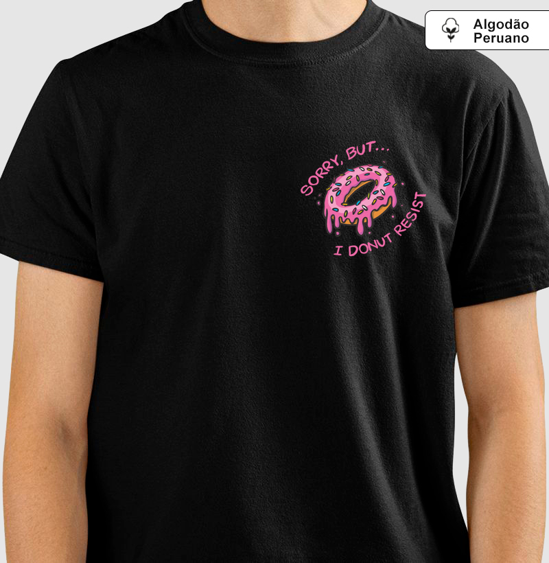 Camiseta Algodão Peruano DONUT Resist! 2